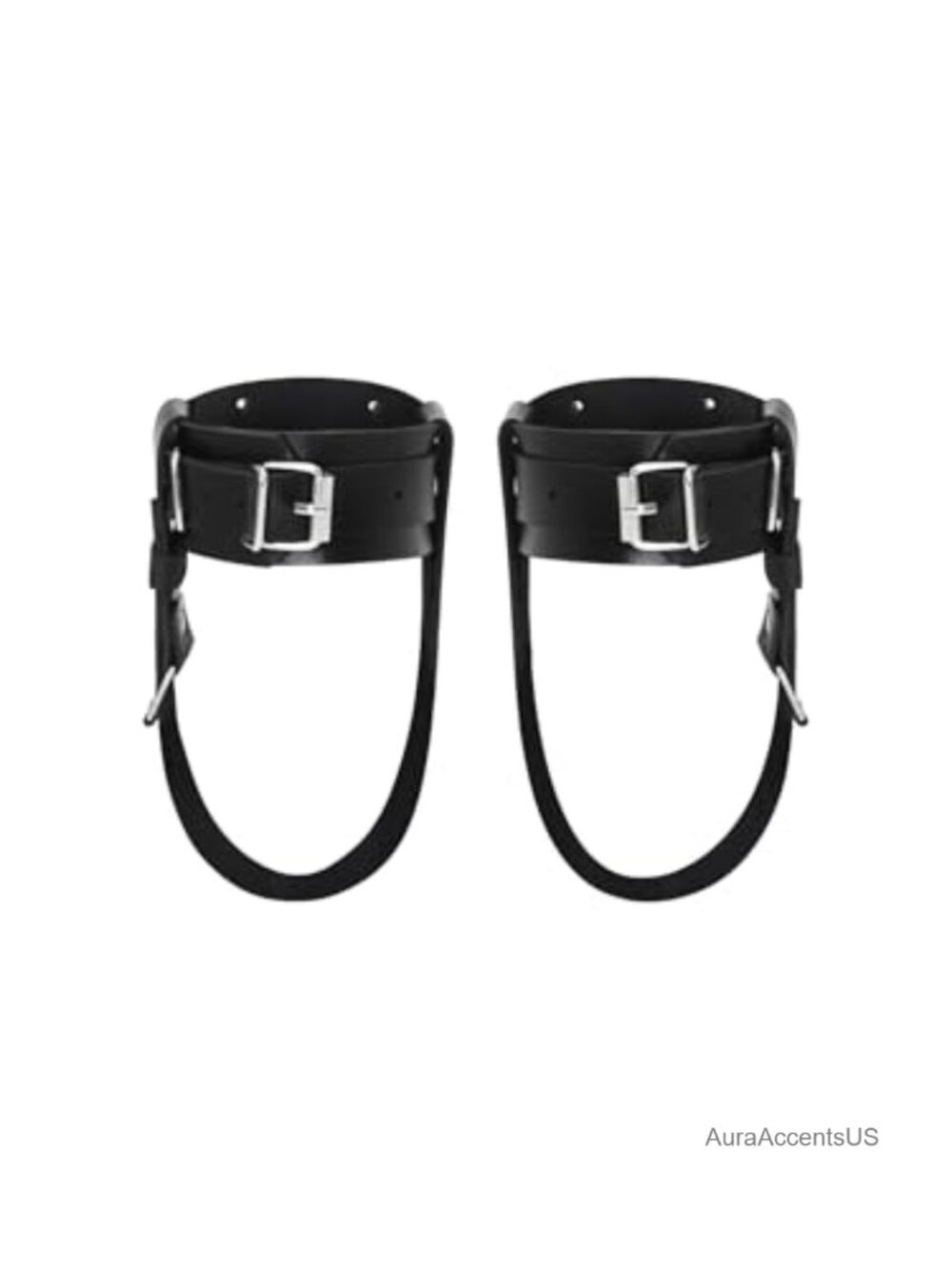Adjustable Faux Leather Ankle Straps Punk Gothic Festival Accessories